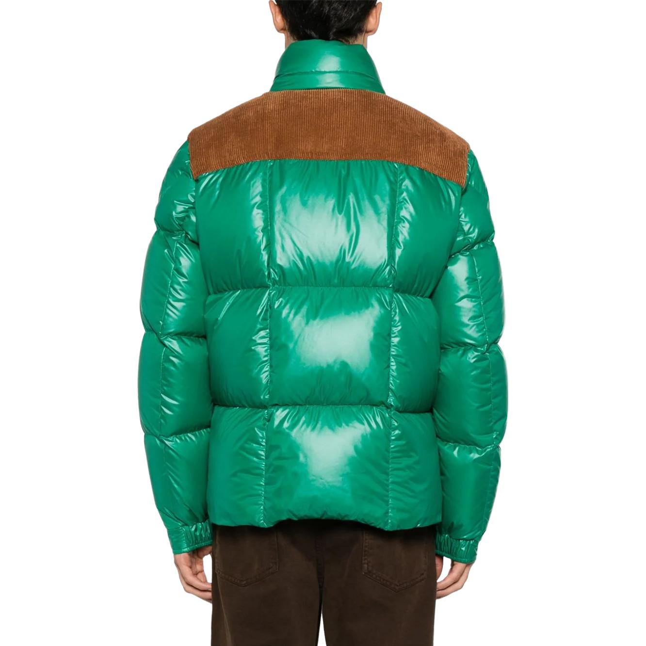 Moncler Ain Two-Tone Down Jacket  Green Full-Sleeve Outerwear 1A00127595ZJ845 圖 4