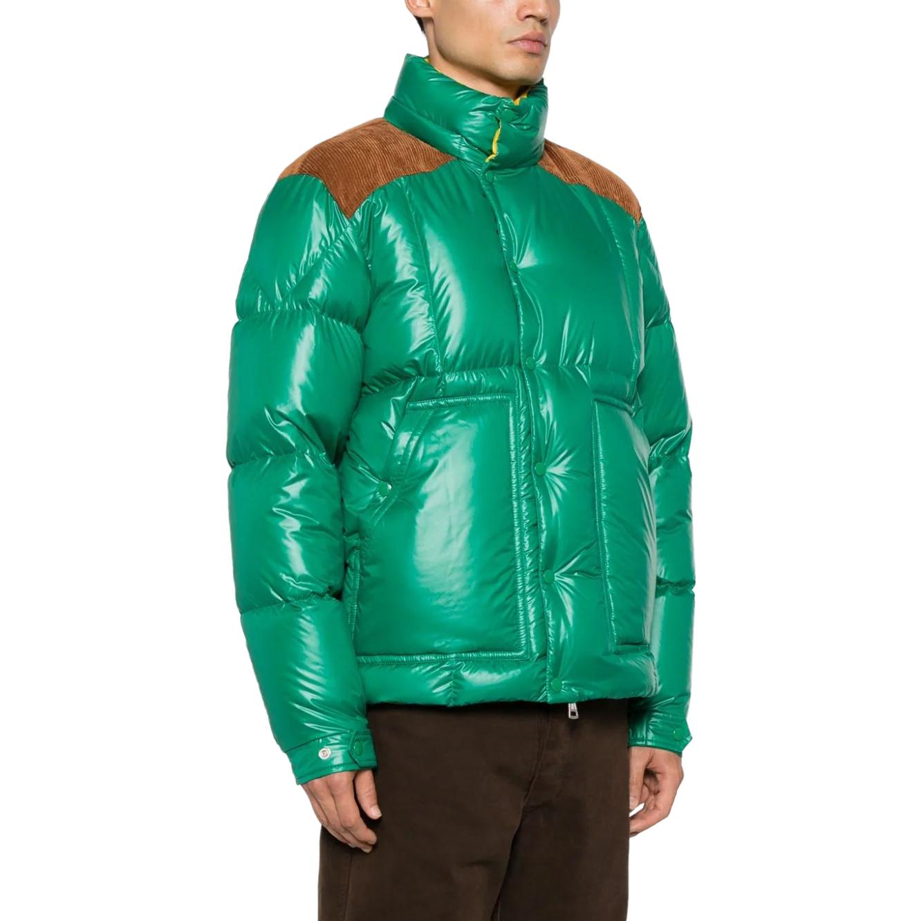 Moncler Ain Two-Tone Down Jacket  Green Full-Sleeve Outerwear 1A00127595ZJ845 圖 5