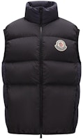 Moncler Almaz Unisex Black Down Gilet Vest I20911A000775396LP97 Moncler Almaz Unisex Black Down Gilet Vest I20911A000775396LP97