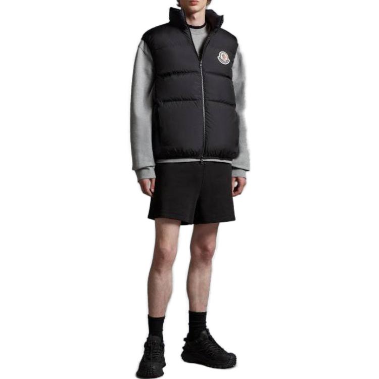 Lookbook Moncler Almaz 男女黑色羽絨背心馬甲 I20911A000775396LP97