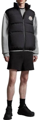 Moncler Almaz Unisex Black Down Gilet Vest I20911A000775396LP97 Lookbook Moncler Almaz Unisex Black Down Gilet Vest I20911A000775396LP97