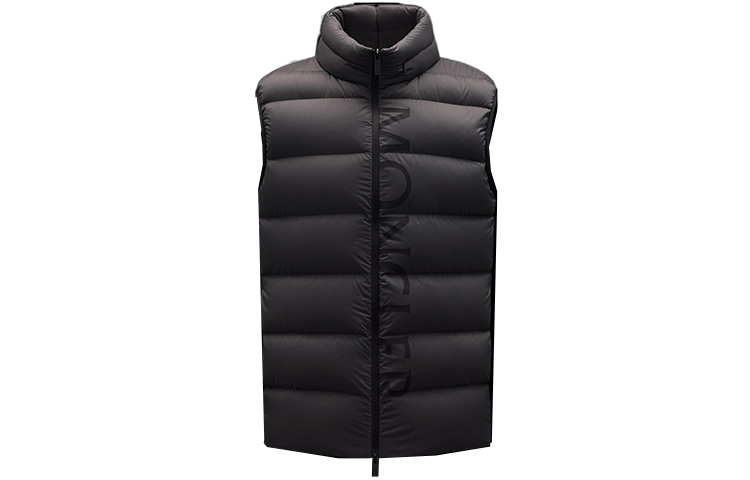 Moncler Amak Series  Letter Logo Down Vest Charcoal Gray. H20911A0011053333934 圖 2