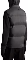 Shop Moncler Amak Series Letter Logo Down Vest Charcoal Gray. H20911A0011053333934