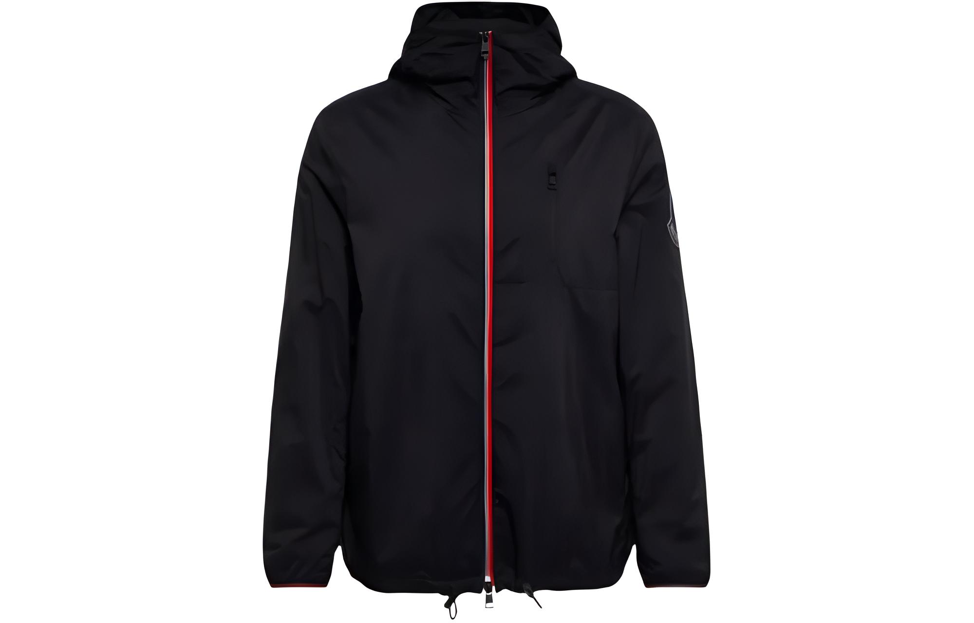 Moncler Amastan Black Hooded Zip Jacket with Pockets H10921A00016M1451999