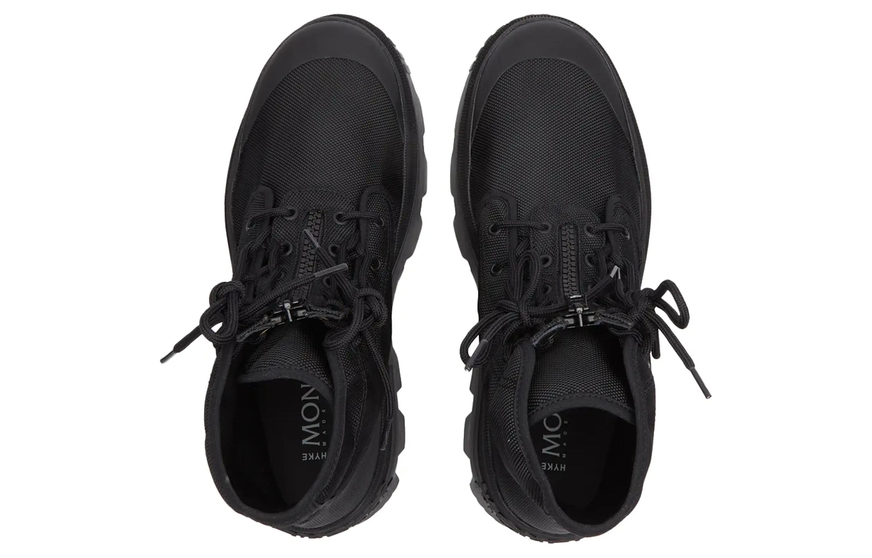 Shop 몽클레르 블랙 패션 스트랩 앵클 부츠 H209K4F00010M2541999