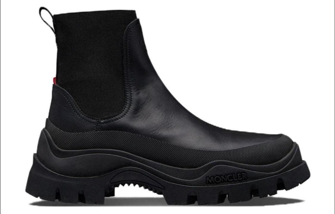 Moncler Ankle Boot 'Black Leather CMFT Fashion' 圖 2