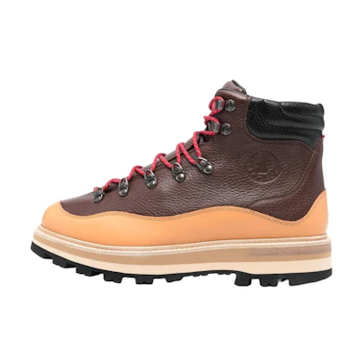 Moncler Ankle Boot 'Brown Leather Round Toe CMFT'