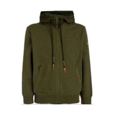 Moncler Army Green Loose-Fit Hoodie Long Sleeve Sweatshirt 8G00034899WC-875