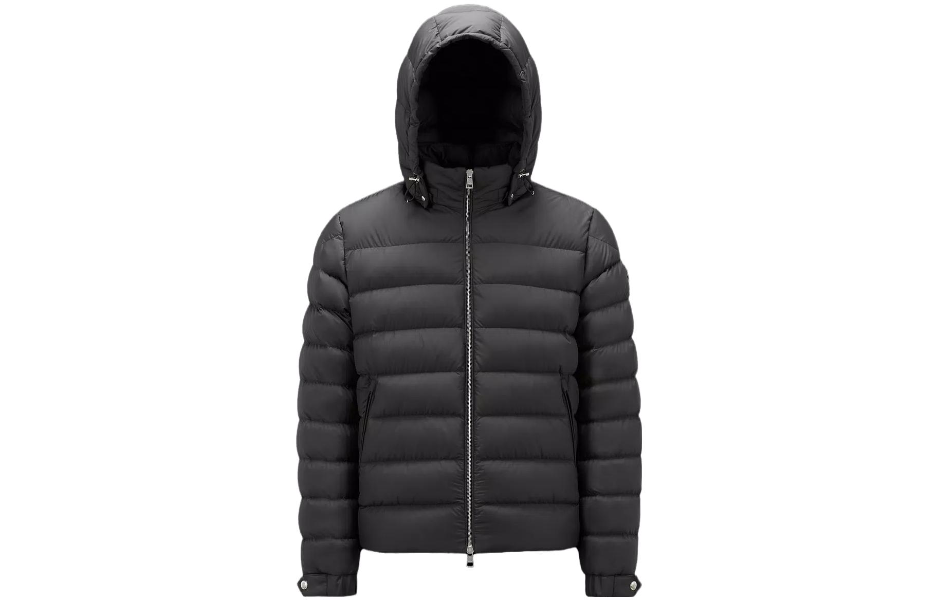 Moncler Arneb Series Short Down Jacket SS23 Unisex Black Hooded Puffer Jacket, Quilted. I20911A00134549SK999