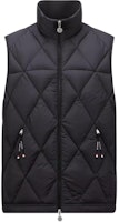 Moncler Aroula FW24 Diamond Quilted Pocket Zip Sleeveless Vest Black J20911A00078549SK999 Moncler Aroula FW24 Diamond Quilted Pocket Zip Sleeveless Vest Black J20911A00078549SK999