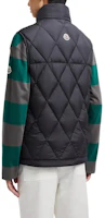 Lookbook Moncler Aroula FW24 鑽石絎縫拉鍊無袖背心 黑色 J20911A00078549SK999