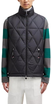 Moncler Aroula FW24 Diamond Quilted Pocket Zip Sleeveless Vest Black J20911A00078549SK999 Purchase Moncler Aroula FW24 Diamond Quilted Pocket Zip Sleeveless Vest Black J20911A00078549SK999