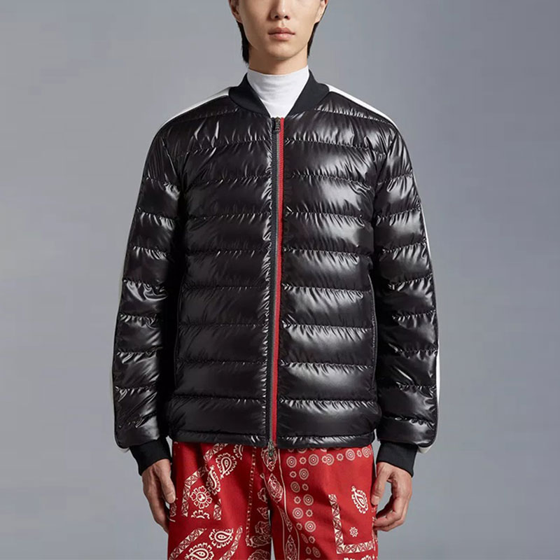 Shop Moncler ARROUX Jaket Puffer Quilted Unisex Hitam - Lengan Panjang Zip-Up. I10911A00005595ZJ999