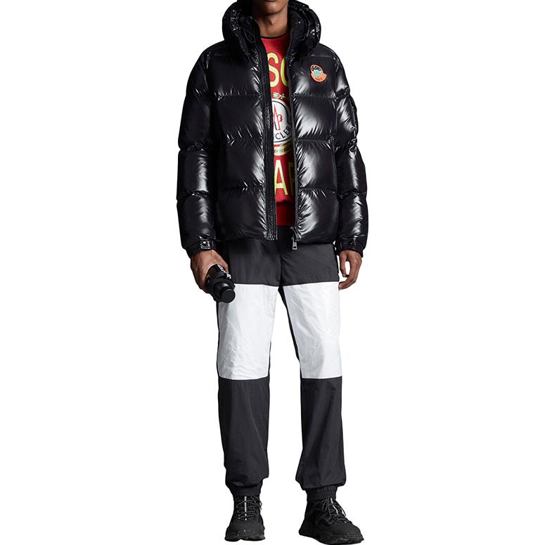 Moncler ASPIN Paris Nylon Down Jacket Unisex Black Hooded G209X1A000036895099B 圖 3