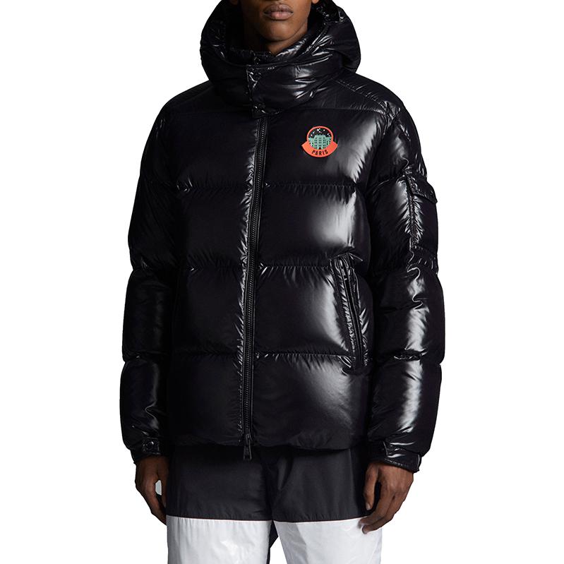 Moncler ASPIN Paris Nylon Down Jacket Unisex Black Hooded G209X1A000036895099B 圖 4