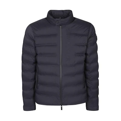 Moncler Autaret Logo Embroidered Black Down Jacket Unisex J10911A00022597EK999