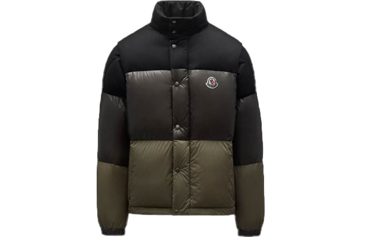 Moncler Aveillan Series Colorblock Logo Down Jacket for Men - Black. G20911A0004454272999 圖 2