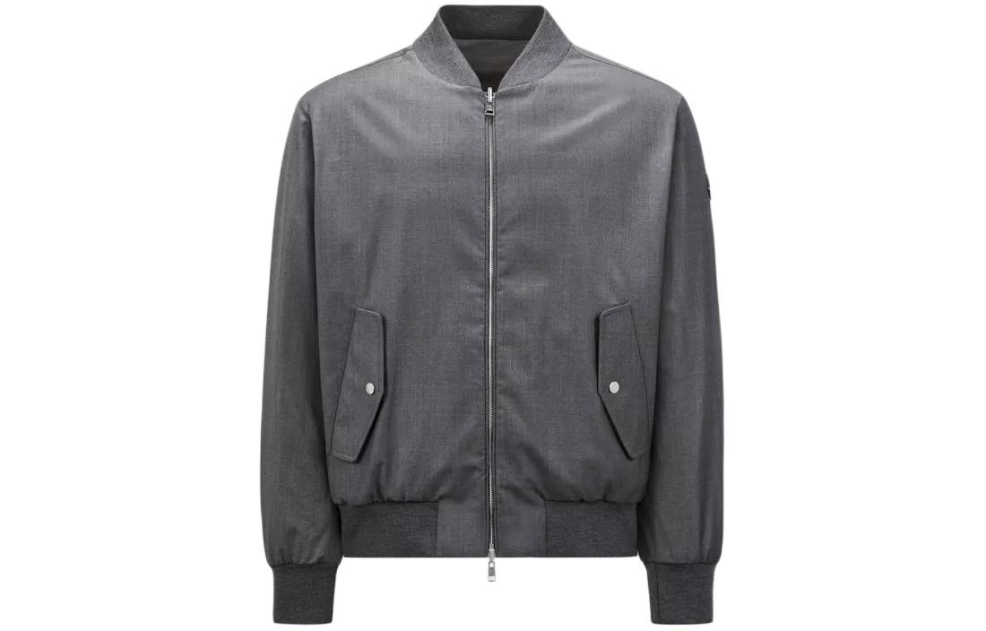 Moncler Aver  Reversible Down Jacket Baseball Collar Deep Gray. J10911A00096595SB930 圖 2