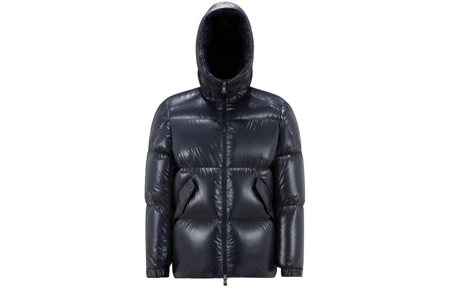 Moncler Baise Series Black Hooded Logo Puffer Jacket Unisex Long Sleeve I20911A001845963V742 圖 2