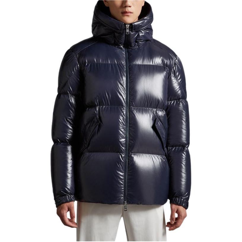 Moncler Baise Series Black Hooded Logo Puffer Jacket Unisex Long Sleeve I20911A001845963V742 圖 4