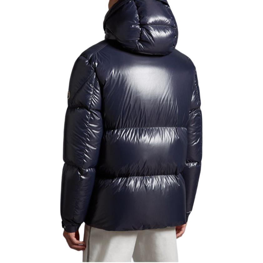 Moncler Baise Series Black Hooded Logo Puffer Jacket Unisex Long Sleeve I20911A001845963V742 圖 5