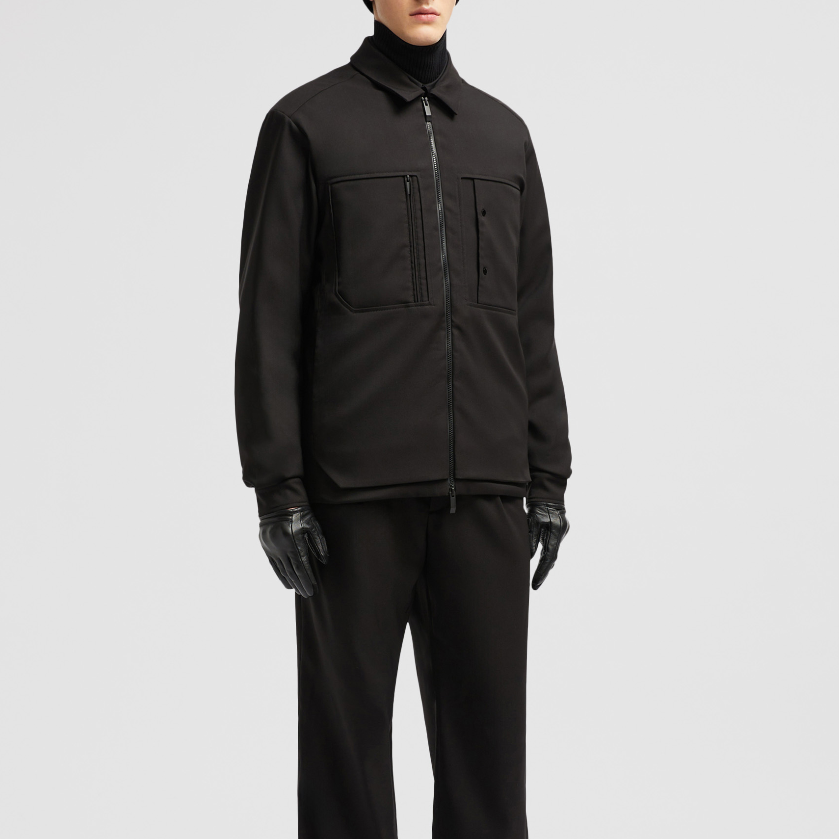 Moncler Balaitous FW24 Black Short Down Jacket with Zipper Collar Unisex. J20911G000085976O999 圖 5