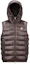 Order Chaleco Impermeable Moncler Barante FW24 Unisex Marrón con Capucha. J20911A00062597EX243