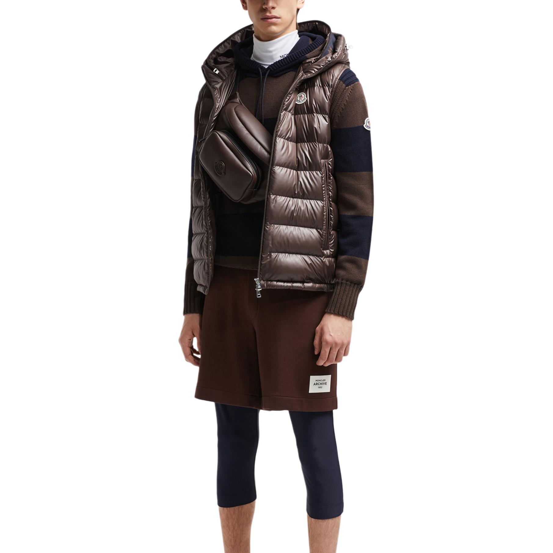 Purchase 盟可睐 Barante FW24 防水羽绒背心 棕色连帽男女款羽绒服夹克 J20911A00062597EX243