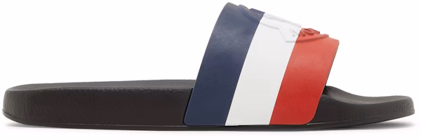 Moncler Basile Pool Slide 'Black Tricolour' 4C7000001A49998 Moncler Basile Pool Slide 'Black Tricolour' 4C7000001A49998