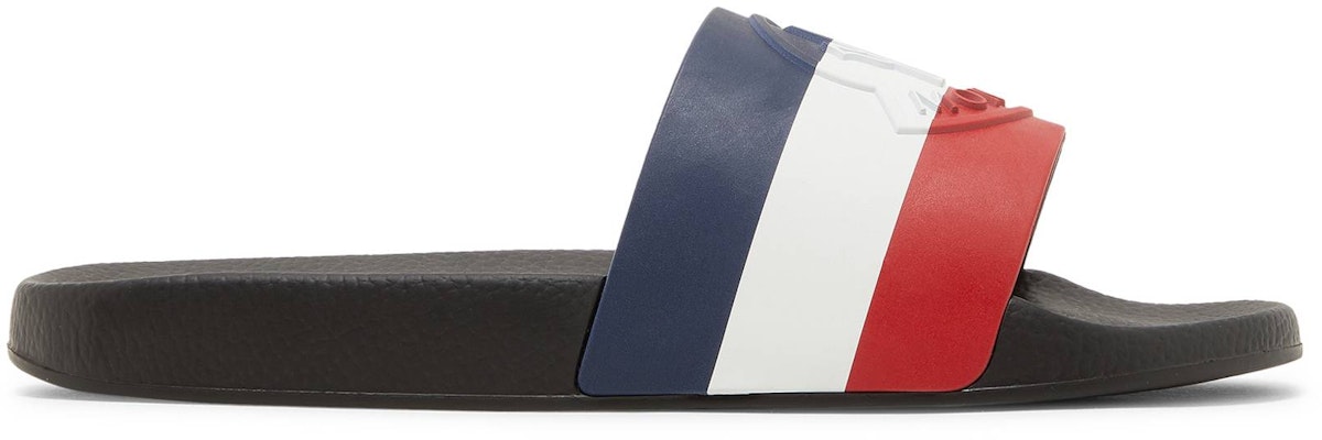 Moncler Basile Pool Slide 'Black Tricolour' 4C7000001A49998 Buy Moncler Basile Pool Slide 'Black Tricolour' 4C7000001A49998