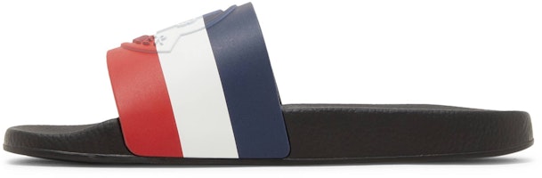 Moncler Basile Selipar Kolam 'Hitam Trikolor' 4C7000001A49998 Lookbook Moncler Basile Selipar Kolam 'Hitam Trikolor' 4C7000001A49998
