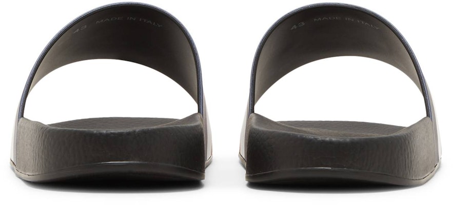 Moncler Basile Pool Slide 'Black Tricolour' 4C7000001A49998 Details for Moncler Basile Pool Slide 'Black Tricolour' 4C7000001A49998