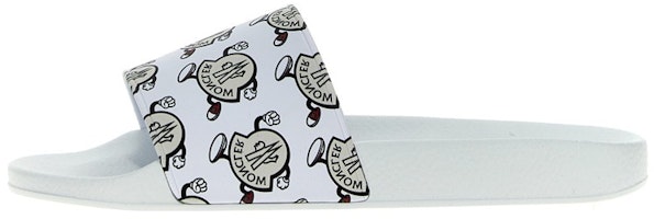 Moncler Basile Slide 'Logo Print - White' 4C00040-M3127-001 Moncler Basile Slide 'Logo Print - White' 4C00040-M3127-001