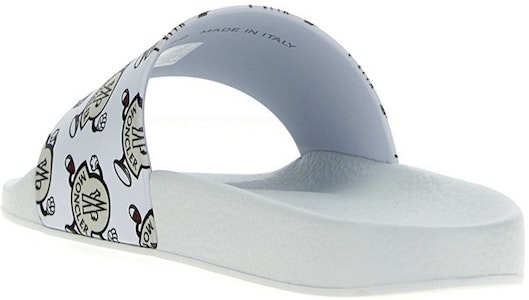 Moncler盟可睐 橡膠 套腳平跟 時尚涼拖 男款 白色 Order Moncler盟可睐 橡膠 套腳平跟 時尚涼拖 男款 白色