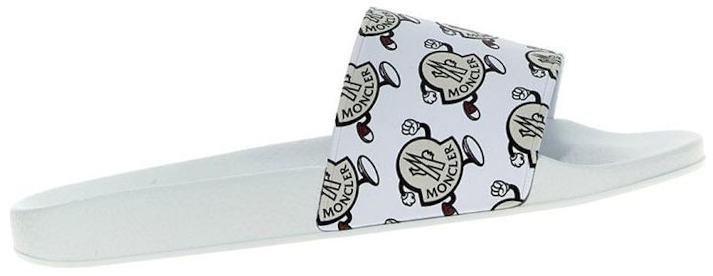 Moncler Basile Slide 'Logo Print - White' 4C00040-M3127-001 Shop Moncler Basile Slide 'Logo Print - White' 4C00040-M3127-001