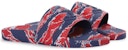 Selipar Moncler Basile 'Cetakan Harimau - Merah Biru' H109A4C00070M1761455