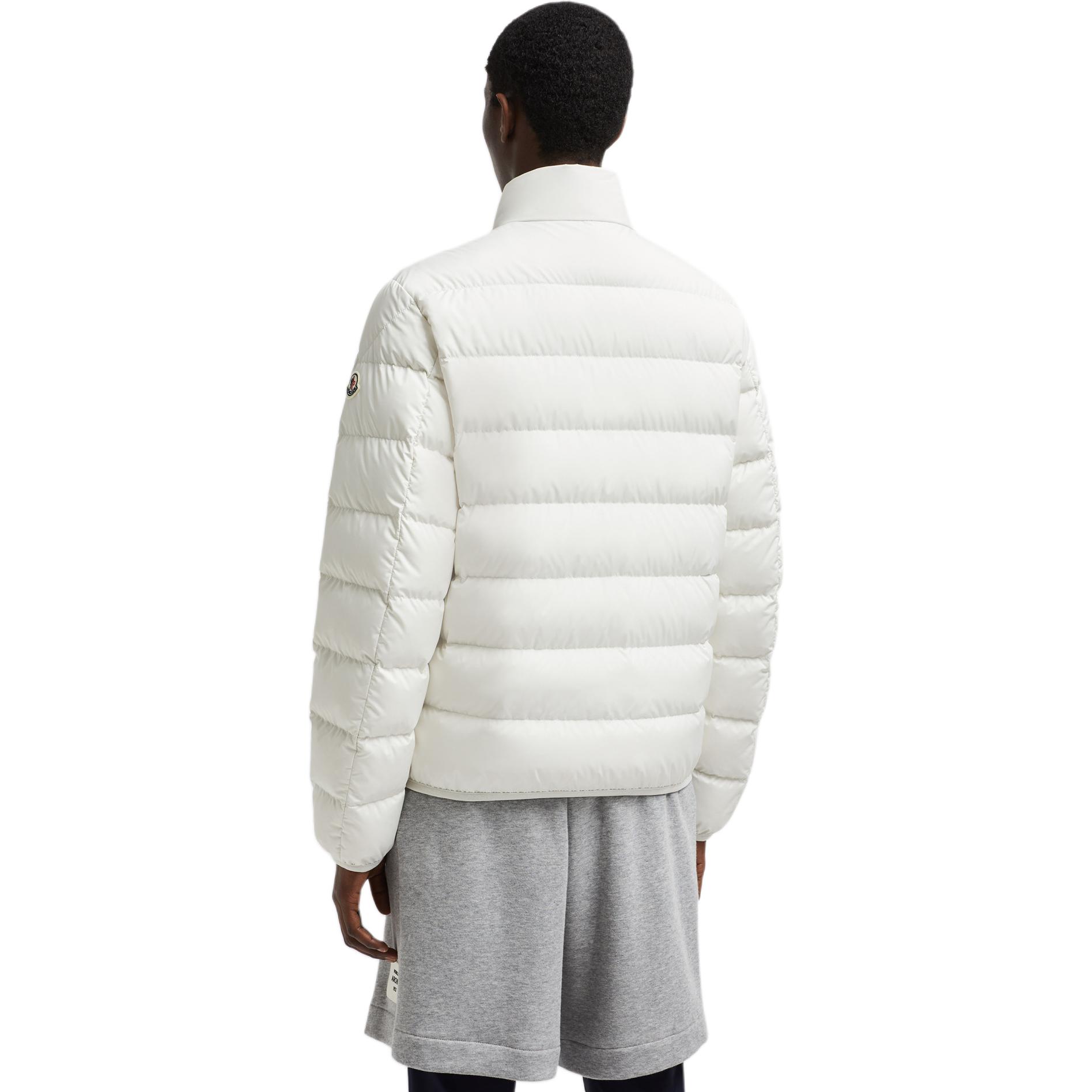 Moncler Baudinet FW24 Short Down Jacket White - Unisex Warm Puffer with Logo Trim. J20911A0007754A81034 圖 4