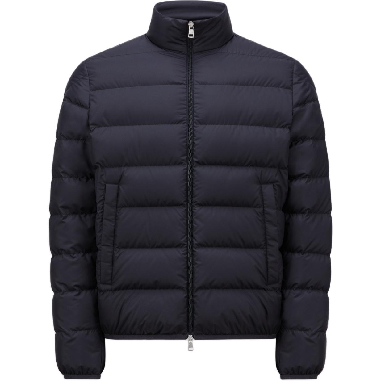 Moncler Baudinet Short Puffer Jacket Unisex Winter Down Midnight Blue J20911A0007754A81778