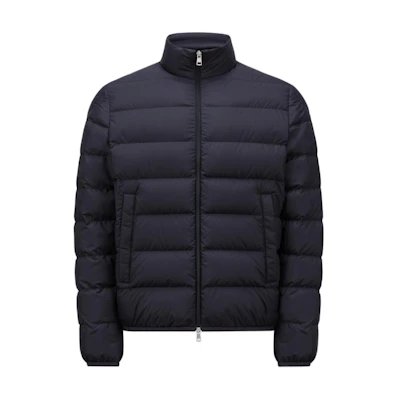 Moncler Baudinet Short Puffer Jacket Unisex Winter Down Midnight Blue J20911A0007754A81778