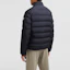 Shop Moncler Baudinet 短版羽絨外套 男女通用 冬季款 午夜藍 J20911A0007754A81778
