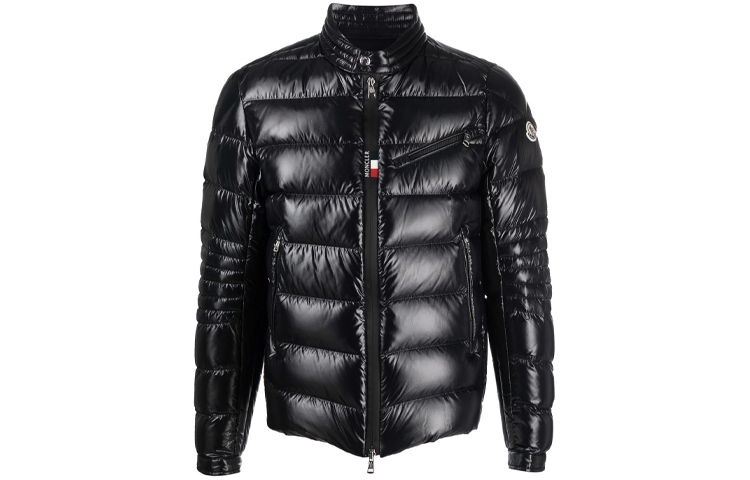 Moncler Baunard Zip Quilted Down Jacket Winter Black G20911A0000468950999 圖 2