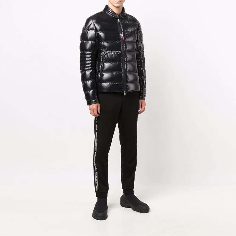 Moncler Baunard Zip Quilted Down Jacket Winter Black G20911A0000468950999 圖 5
