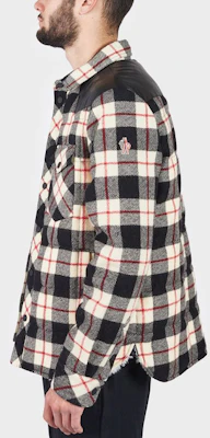 Moncler Jaket Beige Kotak-Kotak dengan Kerah Kontras. 1A00001549UD999 Cheap Moncler Jaket Beige Kotak-Kotak dengan Kerah Kontras. 1A00001549UD999