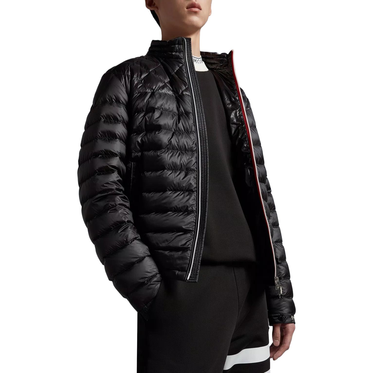 Moncler Benamou Short Down Jacket Unisex Black Slim Fit Puffer Coat. J10911A0008753279999 圖 5