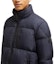 Details for Moncler Besbre Unisex Navy Blue Short Puffer Jacket with Logo and Stand Collar. J20911A00200549SK779