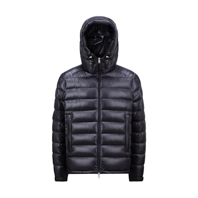 Moncler Besines Short Waterproof Down Jacket Midnight Blue Unisex J20911A00003597EX779