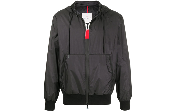 Moncler Black Casual Zip-Up Hoodie Jacket F10911B52700539MQ999