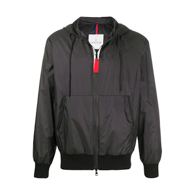 Moncler Black Casual Zip-Up Hoodie Jacket F10911B52700539MQ999