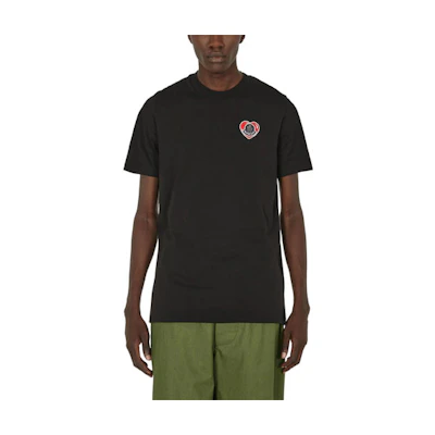 Moncler Black Crewneck Logo Short-Sleeve T-Shirt 8C000418390T999