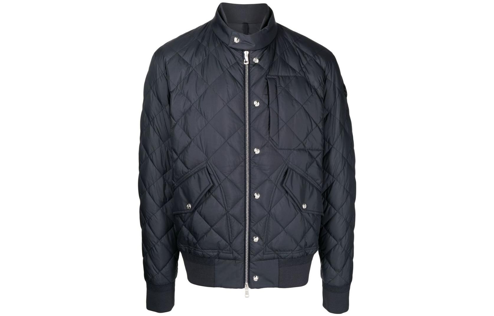 Moncler Black Down Jacket Loose Fit Long Sleeve Full-Zip H10911A00069549SK999